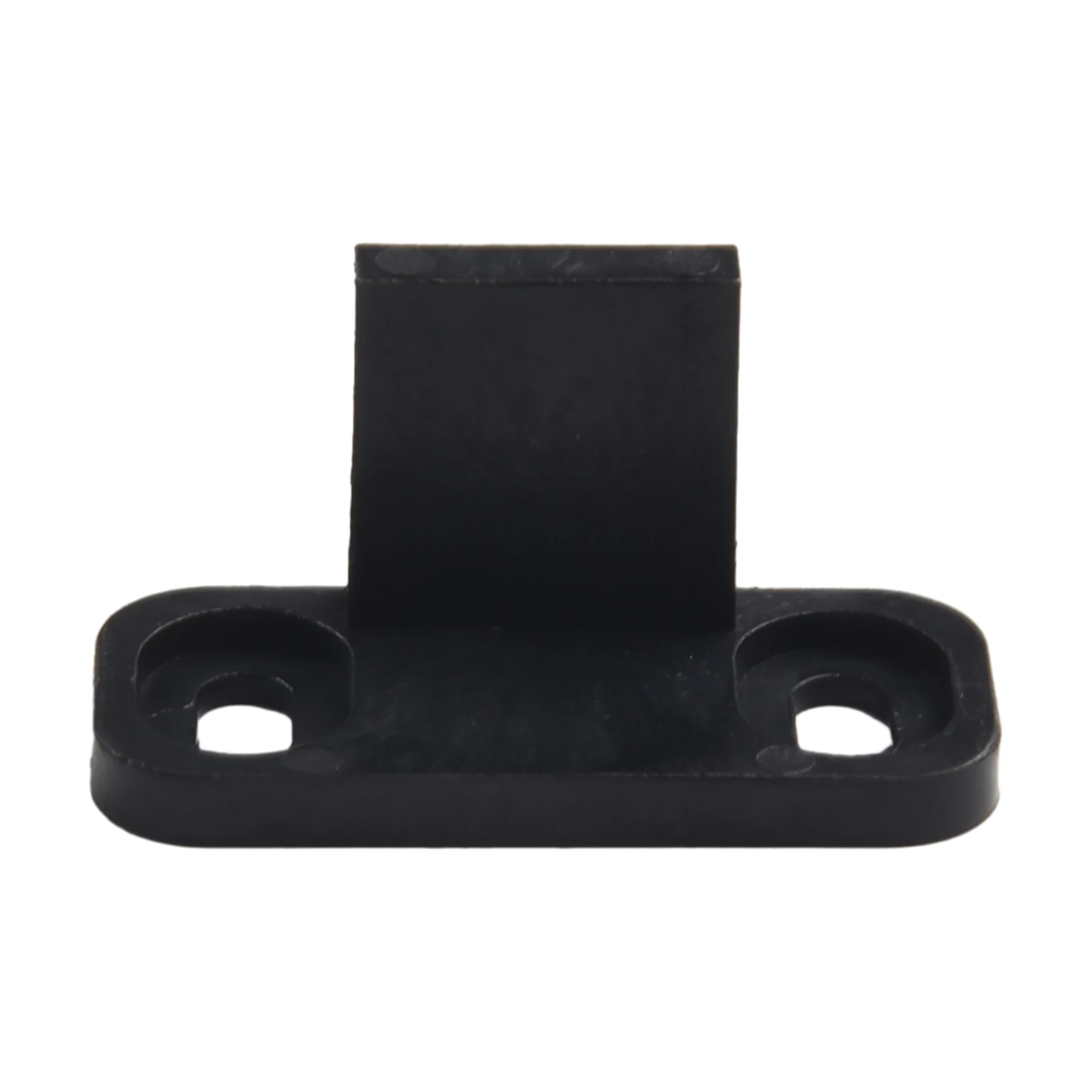 Vloergeleider Schokstoppers Schuurdeur Home Kit Kunststof Betrouwbare schuifrail met schroeven Verstelbaar Zwart Gloednieuw