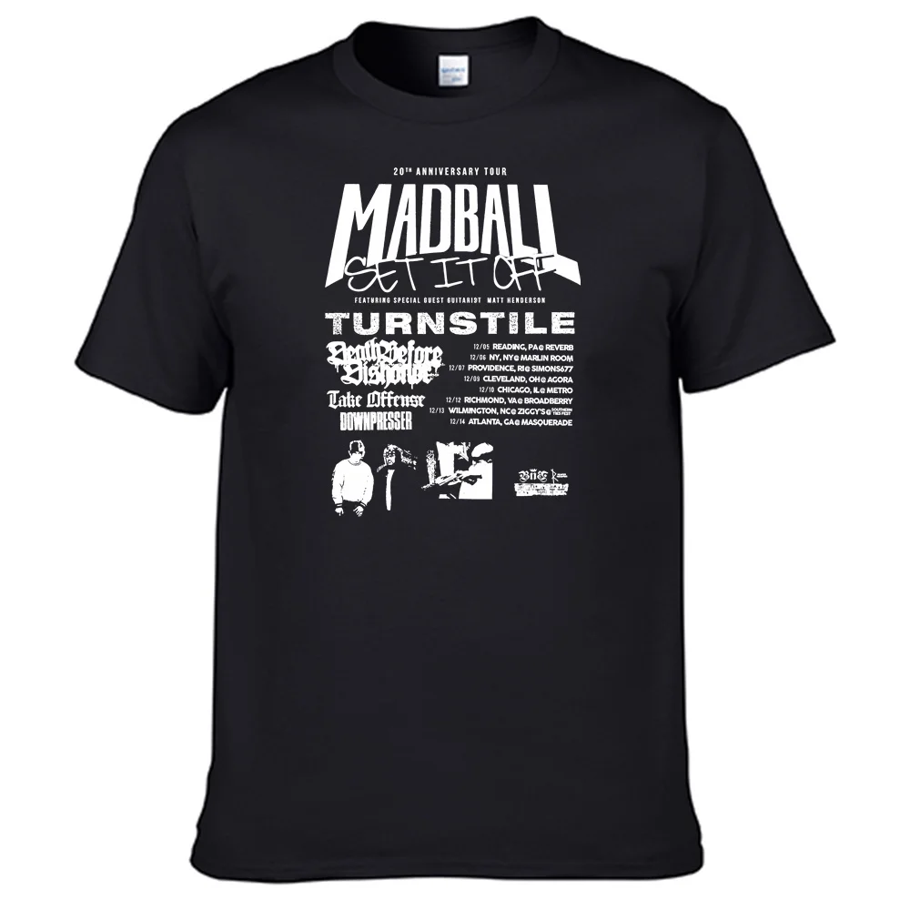 Band Madball T Shirt 100% Cotton Men Shirt Tops