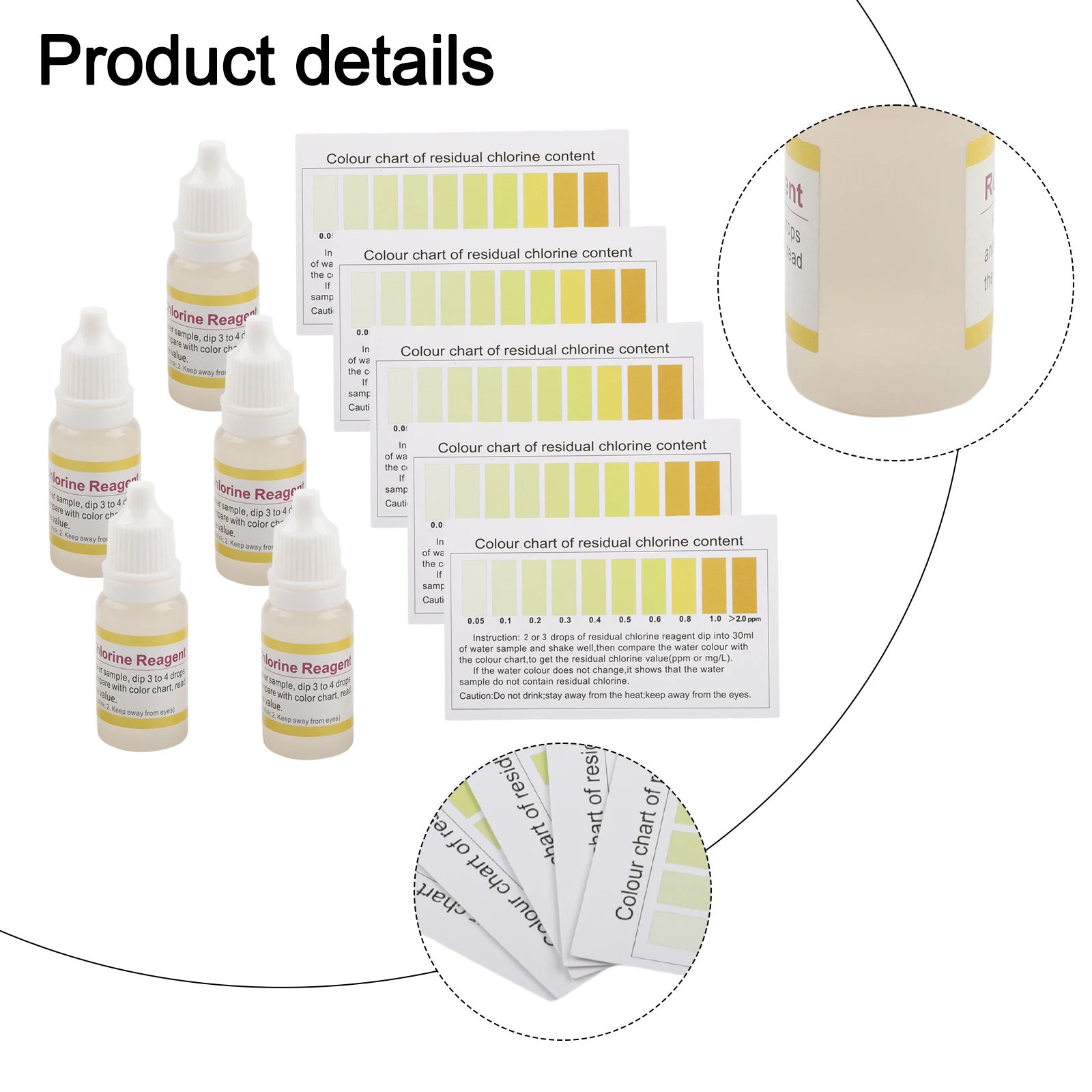 Calcium Magnesium Testing Water Quality Assessment Multi-purpose Water Testing Kit PH Testing Reagents Safety Precautions