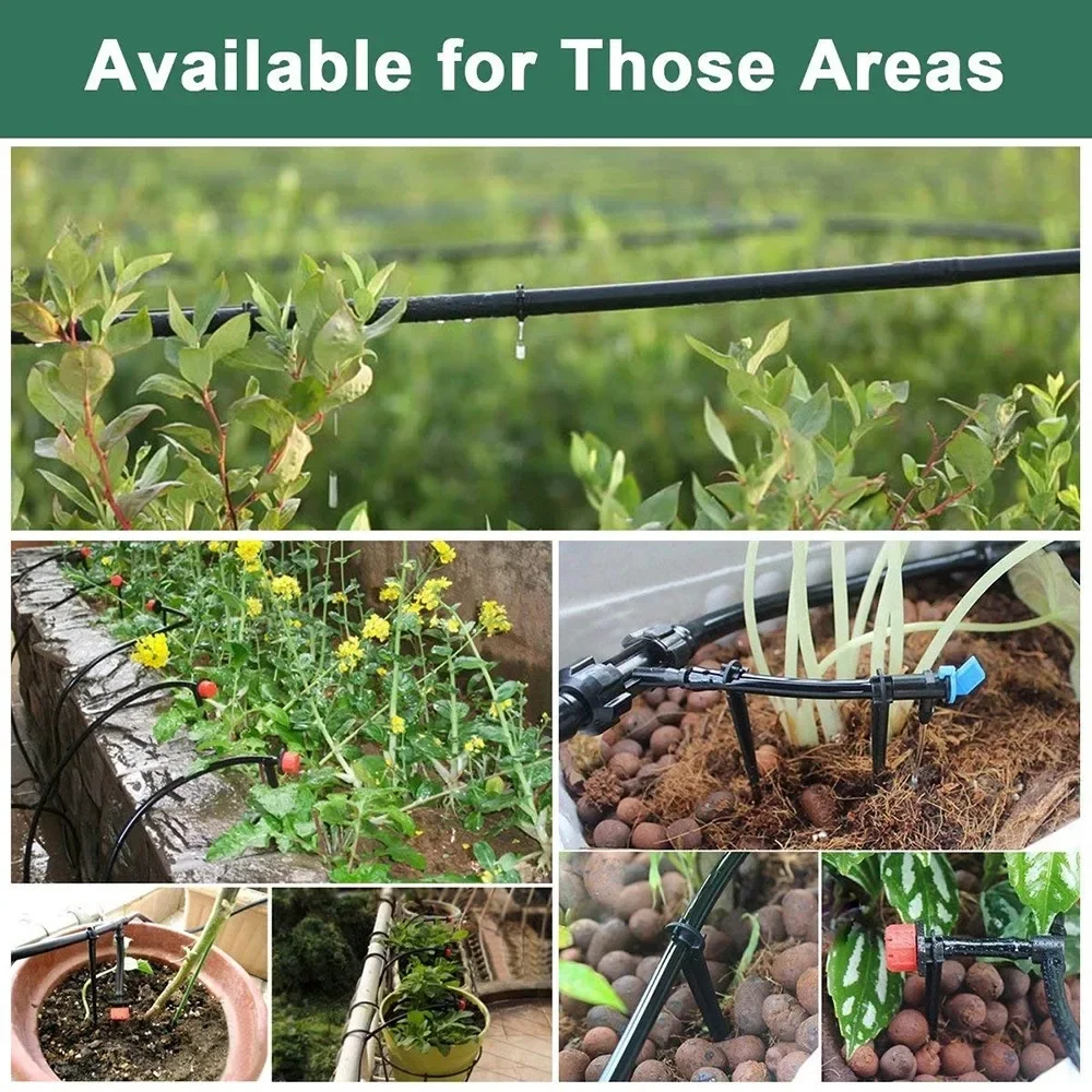Garden Watering 4/7mm Hose PVC Micro Irrigation Pipe 1/4'' Tubing Irrigation Drip System Sprinkler Tube For Greenhouse Bonsai