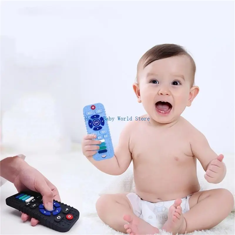 B2QD جهاز التحكم عن بعد الشكل Toy Toy Tuy Toy للأولاد والبنات Teether Educational