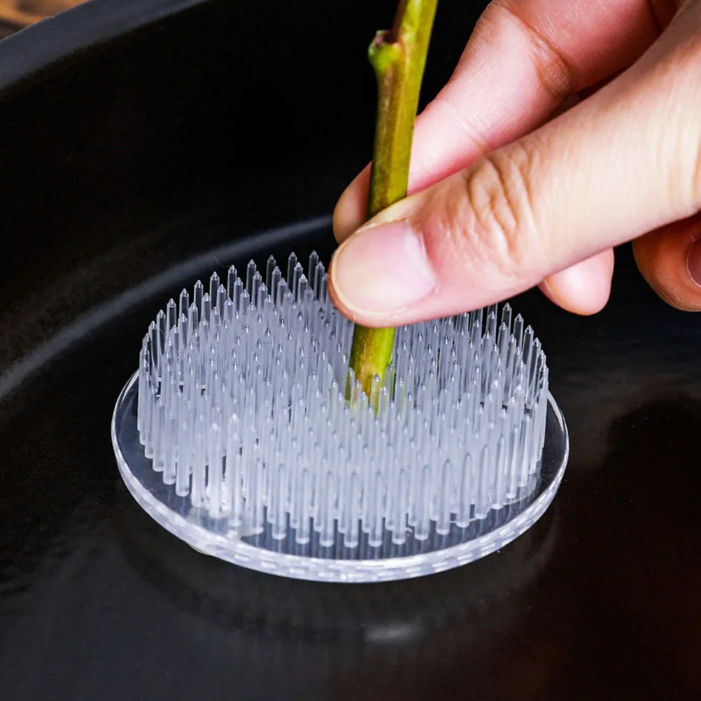 

4pcs Jian Shan Flower Arrangement Needle Base Hold Flowers Firmly For Home Decor Garden Party Floral Art Supplies