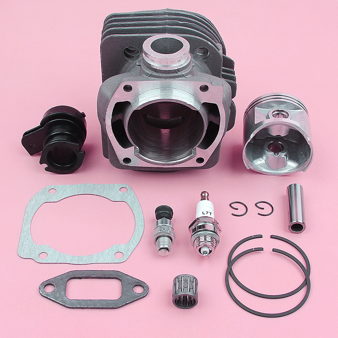 Imagem -06 - Cilindro Pistão Intake Manifold Kit para Husqvarna Peças de Motor Motosserra 50 mm 365 362 371 372 xp 503909271 503743901