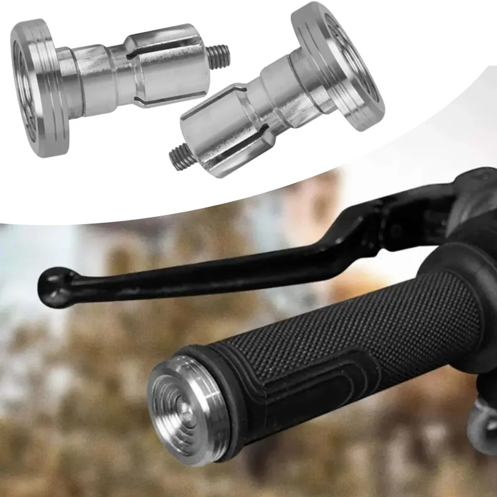 

1Pair Motorcycle Handlebar Block Handle End Plug Modification Accessories for Most Motorcycles Wear-resistant Practical