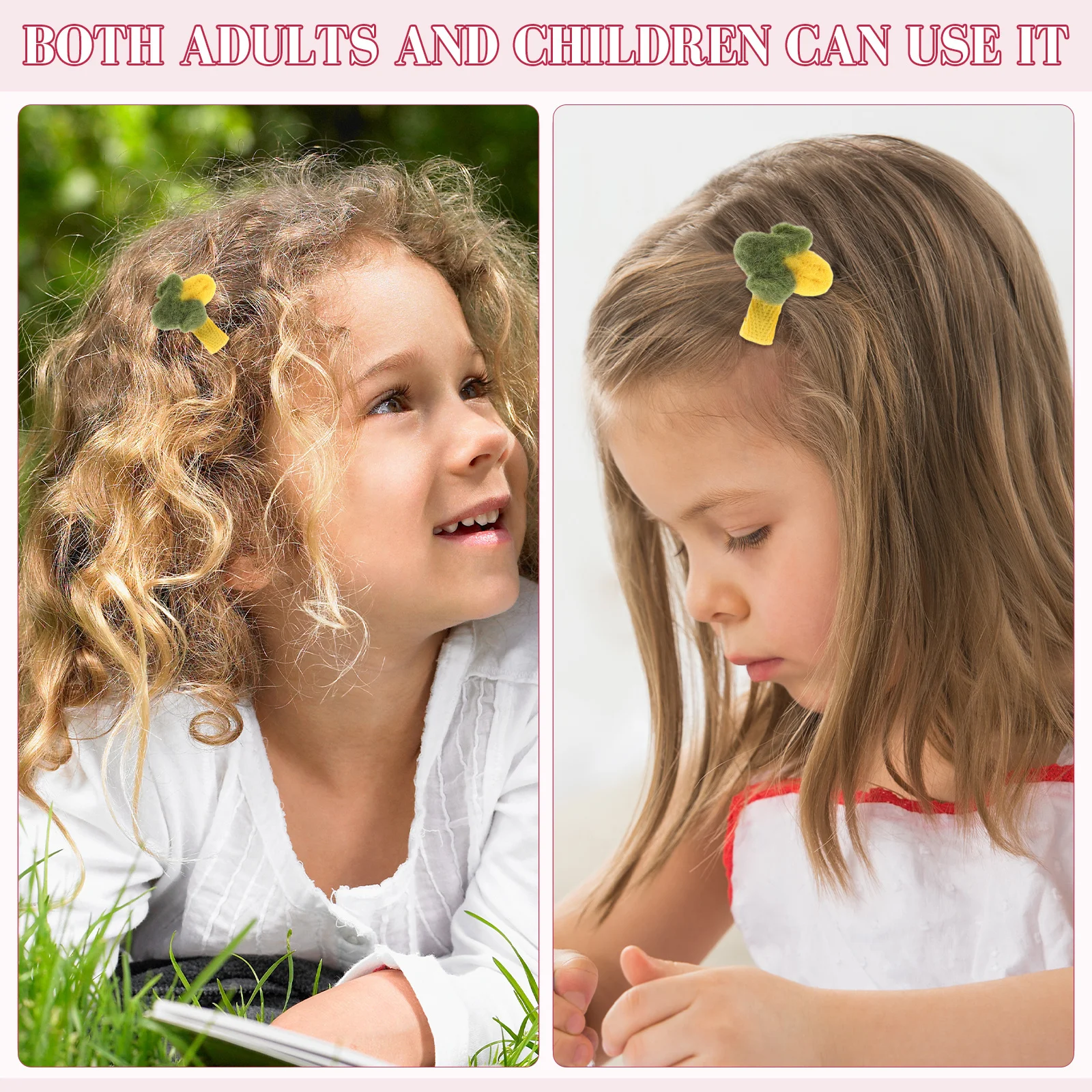 

Вязаные крючком шерстяные заколки для волос ручной работы из кукурузы, милые заколки для волос для маленьких девочек, украшение для дня рождения, ежедневное использование волос