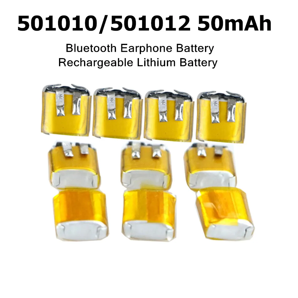 8 قطعة 3.7V 501010 501012 581012 401010 401012 400909 بطارية ليبو قابلة للشحن ل i7 i8 i9 i10 i12 TWS سماعة سماعة MP3/4 #6