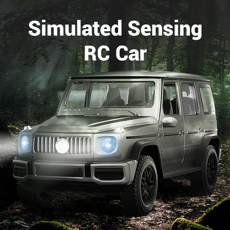 

Q179 Simulated Sensing RC Car 2.4G Remote Control 4WD Off-raod Climbing 3 Doors Openable Vehicle with Lights Toys for Children