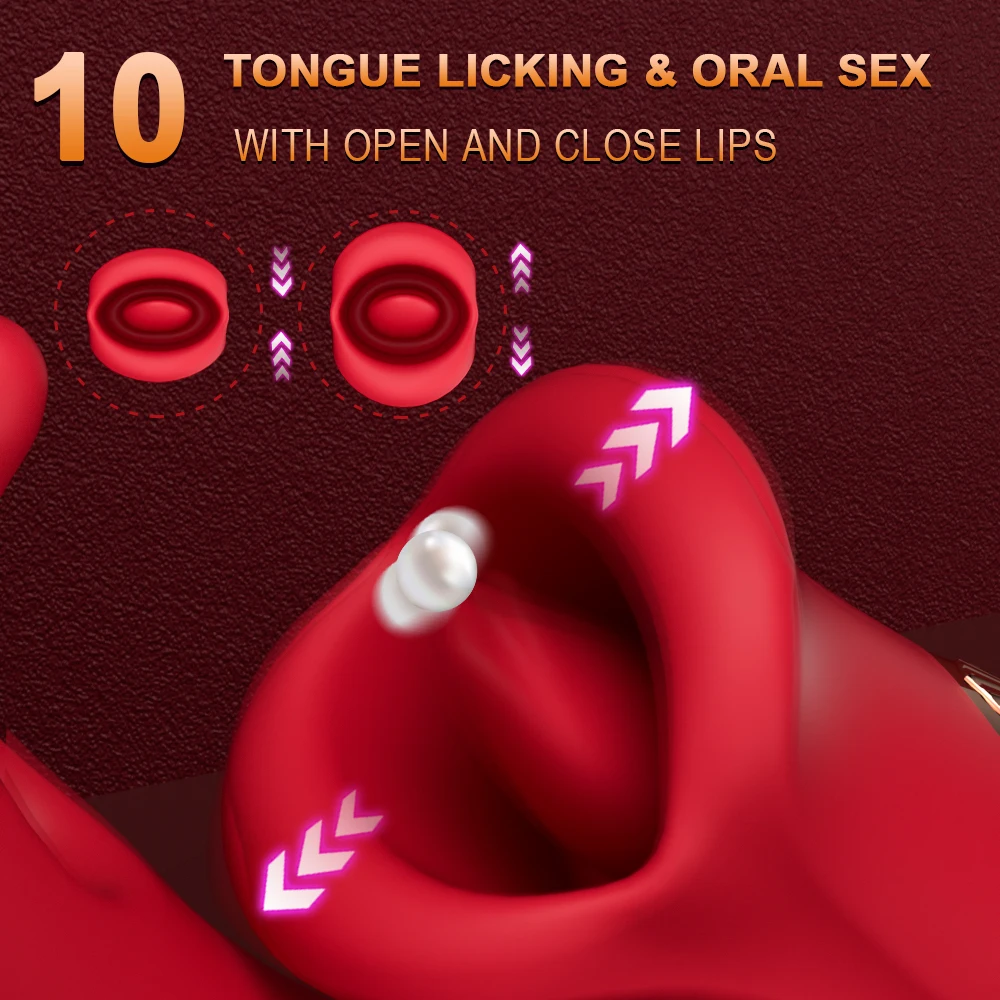 Tapping Flapping Vibrator for Women Clitoris Clit Sucker Stimulator Tongue Licking Oral Female Sex Toy Rabbit Sucking Vibrators