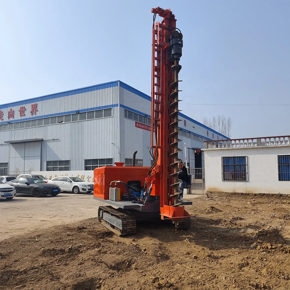 

Solar Ground Helical Screw Pile Driver Screw Piling Machine for Pile Consturtion