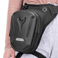 Motorcycle Drop Leg Side Bag EVA Polyester Hard Shell Waterproof Waist Bag for Outdoor Travel