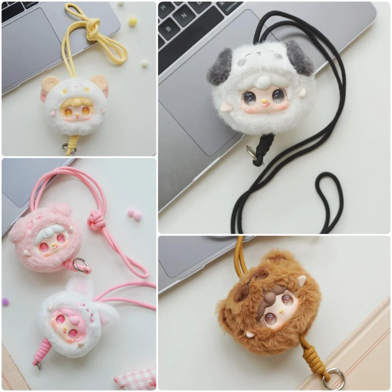 

Yooki V7 ремешок для мобильного телефона серии слепая коробка Kawaii виниловая плюшевая кукла загадочная коробка аниме фигурки телефон Halterneck подарки-сюрпризы