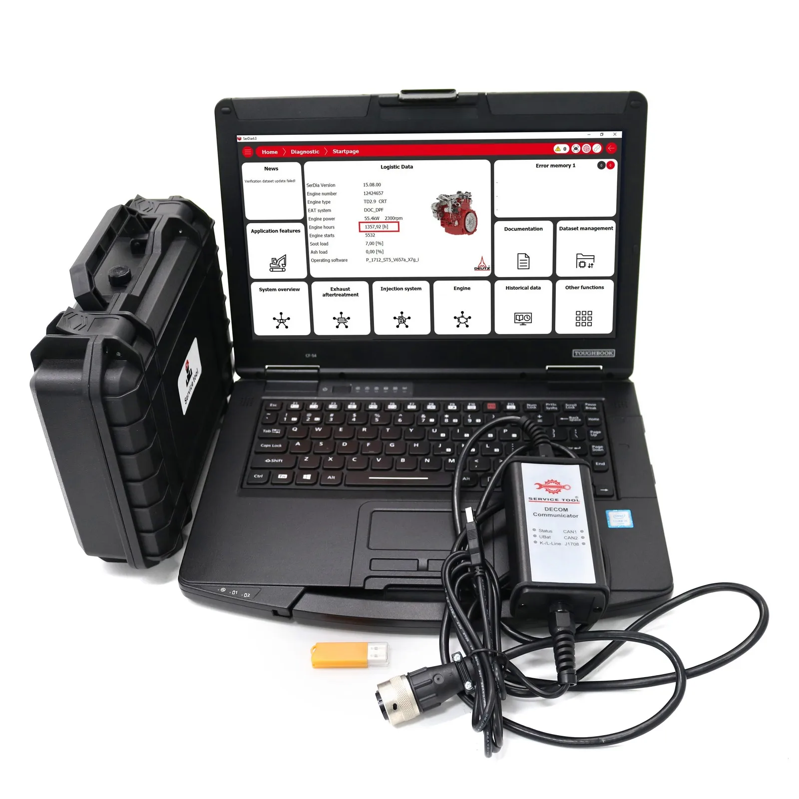 New Diagnosis Tool for Deutz DeCOM SerDia 4.0 Software Support CAN K/L-Line