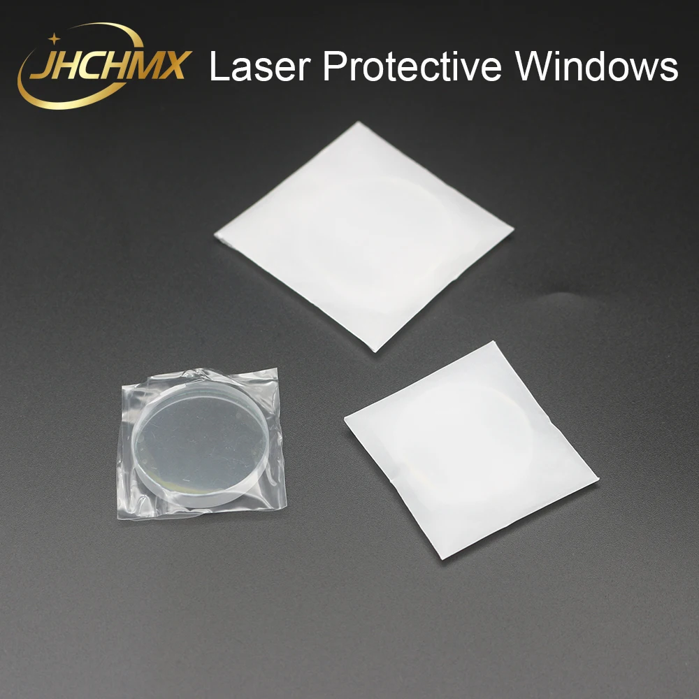 JHCHMX Laser Protective Window 24.9*1.5 27.9*4.1 30*2 37*7 1064nm Quartz Fused Silica For Raytools Bodor Fiber Laser Head Parts