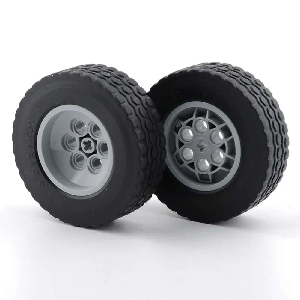 RC Cars Chassis Electric Four-Wheel Drive Technical Building Blocks Power Function Motor IR Remote Control Reciever MOC Bricks