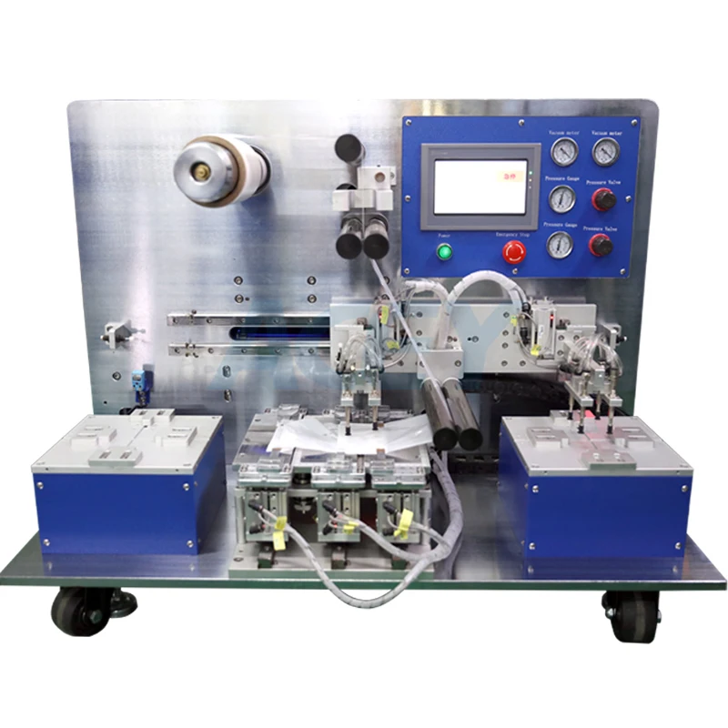 Semi-automatic Pouch Cell Lithium Battery Electrode Foil Stacking Machine