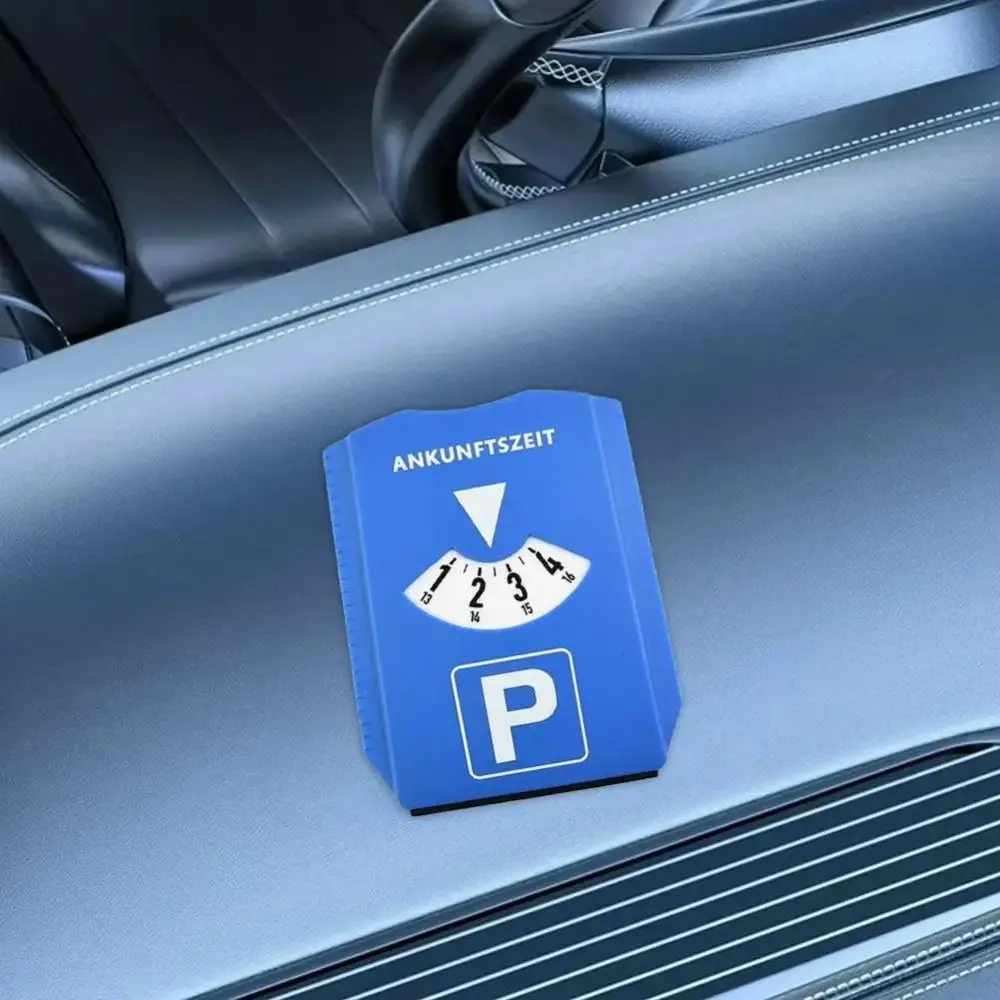 PS Material Parking Timer German STVO Regulation Snow Shovel Function Parking Disc Return Time Note Ice Scraper Function