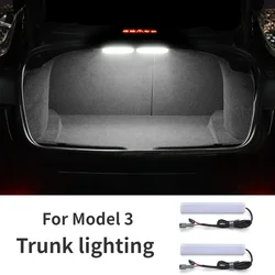 Tesla Model 3/3+ Highland 2024 뒷 트렁크 교체 LED 라이트 수하물 흰색 테일 램프 액세서리 용 뒷문 트렁크 조명