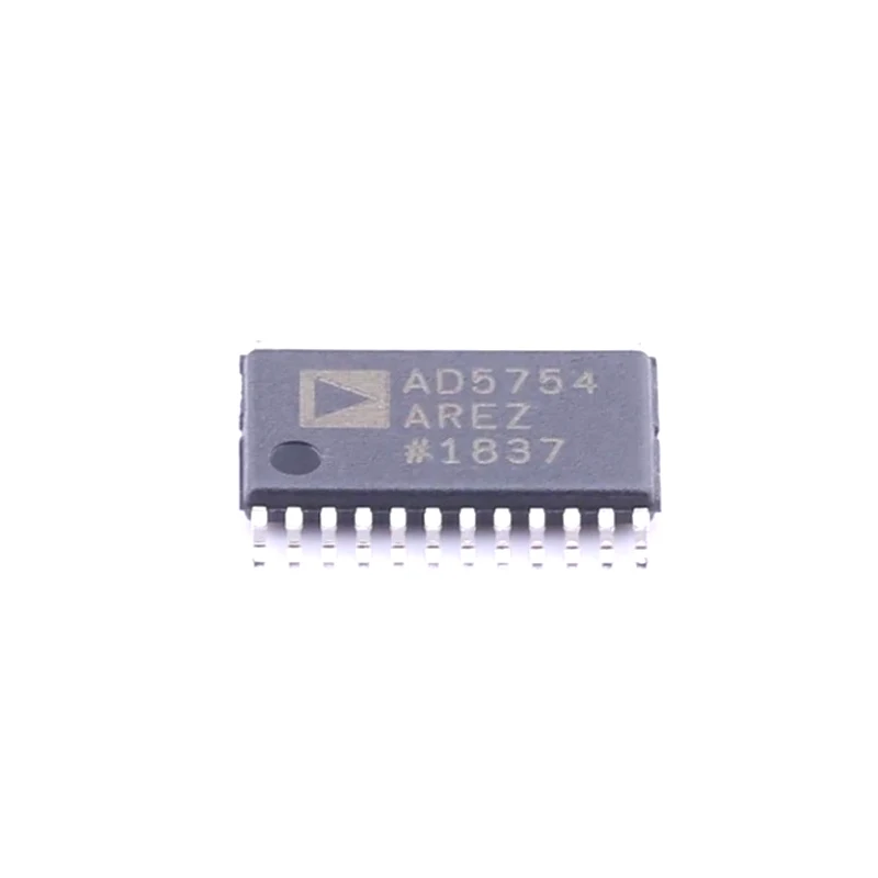 5Pcs/Lot  New Original  AD5754AREZ AD5754  16 Bit Digital to Analog Converter 4 24-TSSOP-EP