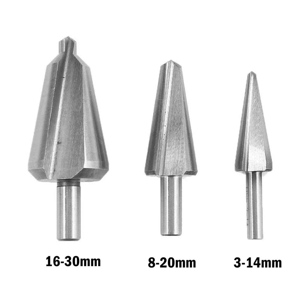 6/8/10mm Shank ombrello smusso trapano HSS cono punta da trapano cono Cutter per foratura 16-30mm 8-20mm 3-14mm accessori per utensili elettrici
