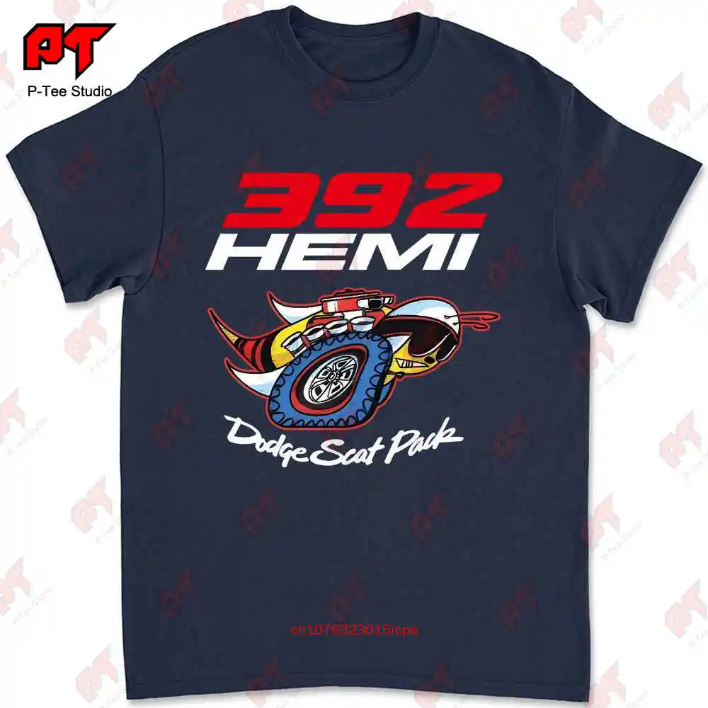 Hot Mopar T Shirt 392 Hemi Logo Scat Pack OP6X