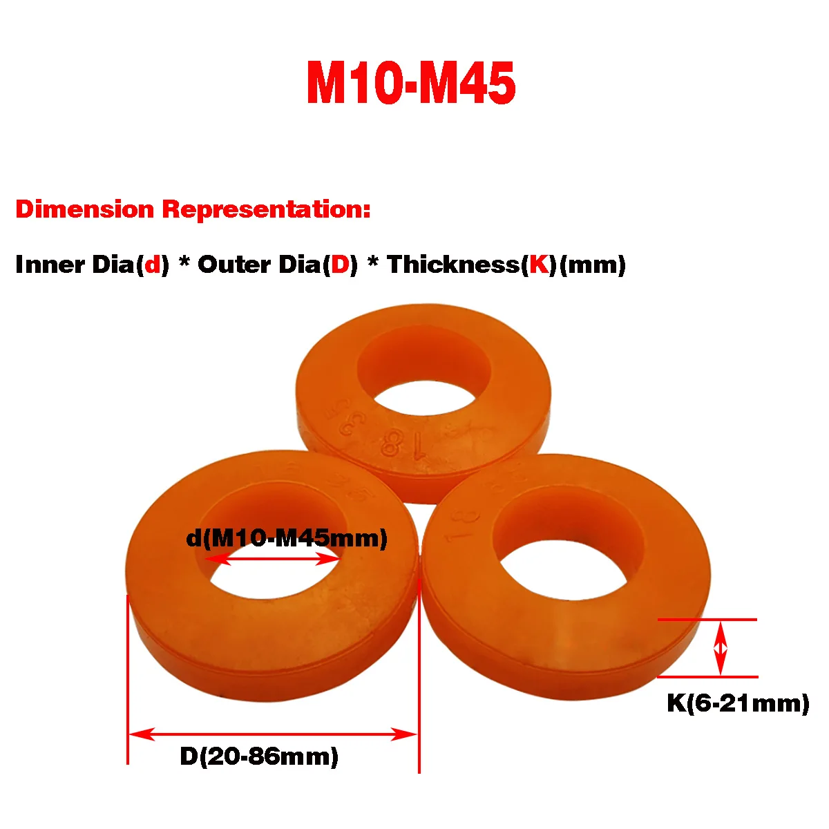 Rubber Elastic Ring / Coupling Buffer Washer / Backrest Pin Shock Rubber Ring