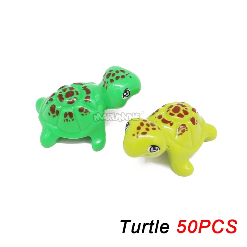 Marumine Flamingo Tier Bausteine Teile Moc Ziegel Möwen Pinguine Eichhörnchen Husky Vogel Kits Zubehör DIY Modelle Spielzeug 10