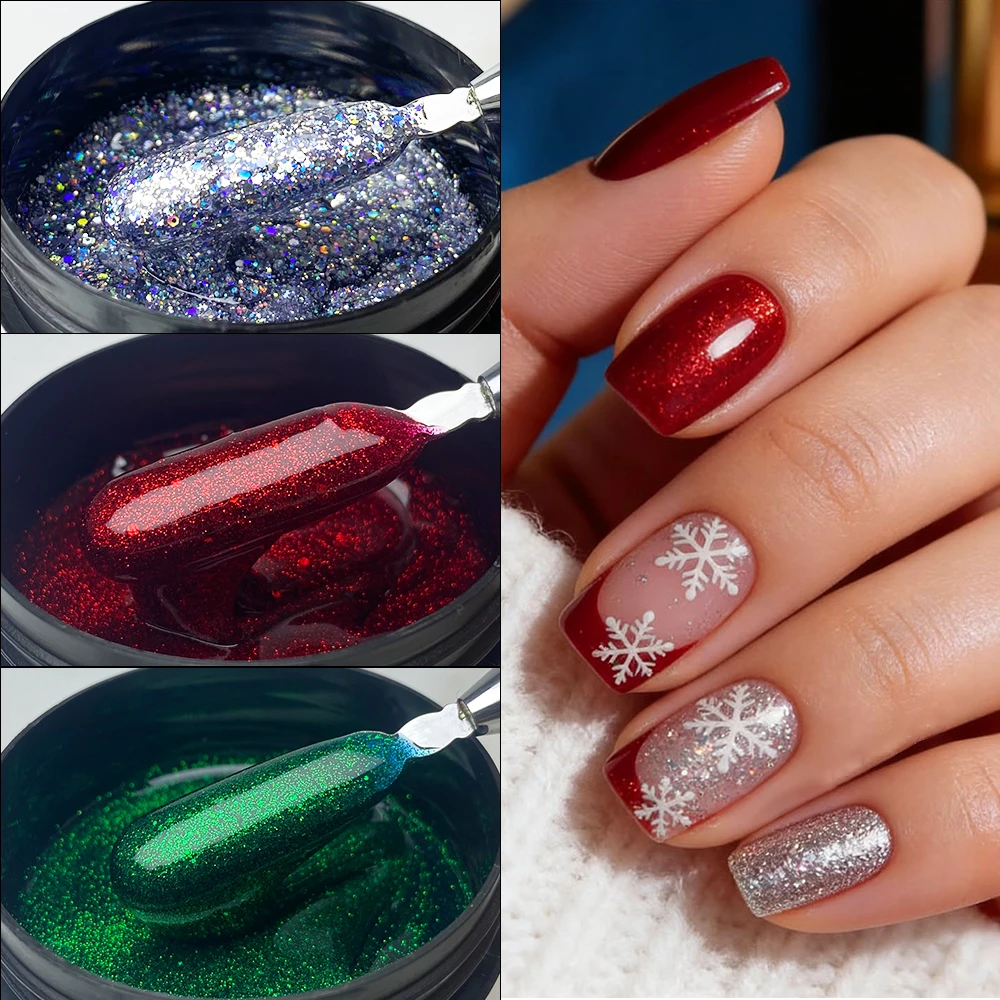 Jillnails Christmas Nails Gel Nail Builder Extension Hema TPO Free 100g/50g Gel per modellare le unghie