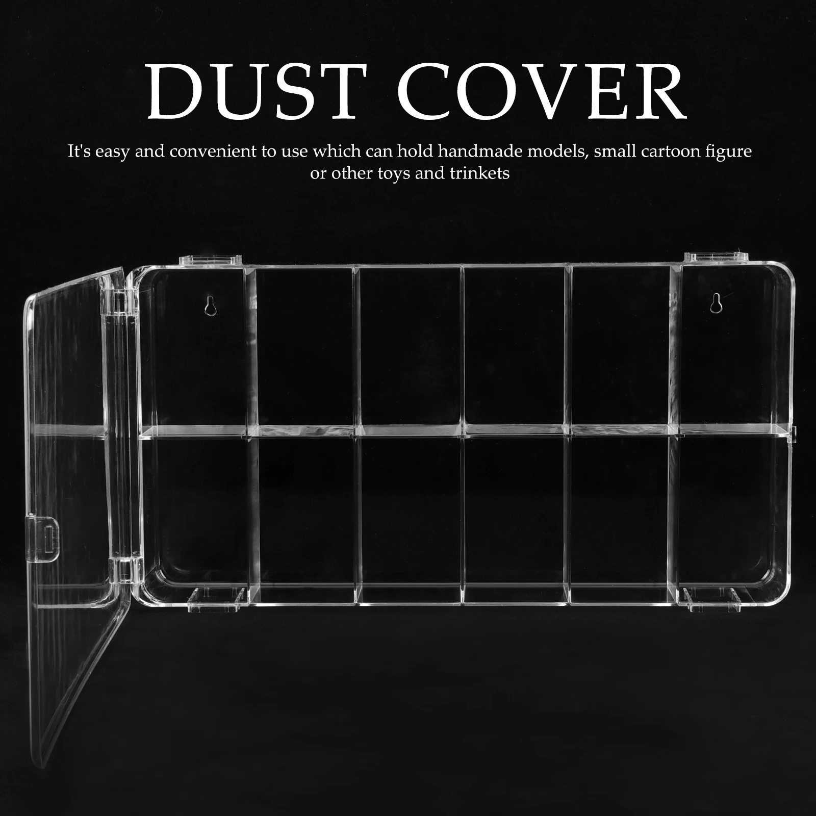 

Transparent Storage Box Acrylic Model Holder Clear Display Container Figurine Case H Storage Exhibit Collection Box