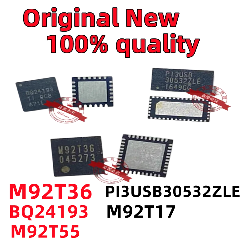 (1piece)100% New M92T36 PI3USB30532ZLE BQ24193 M92T17 M92T55 QFN Chipset