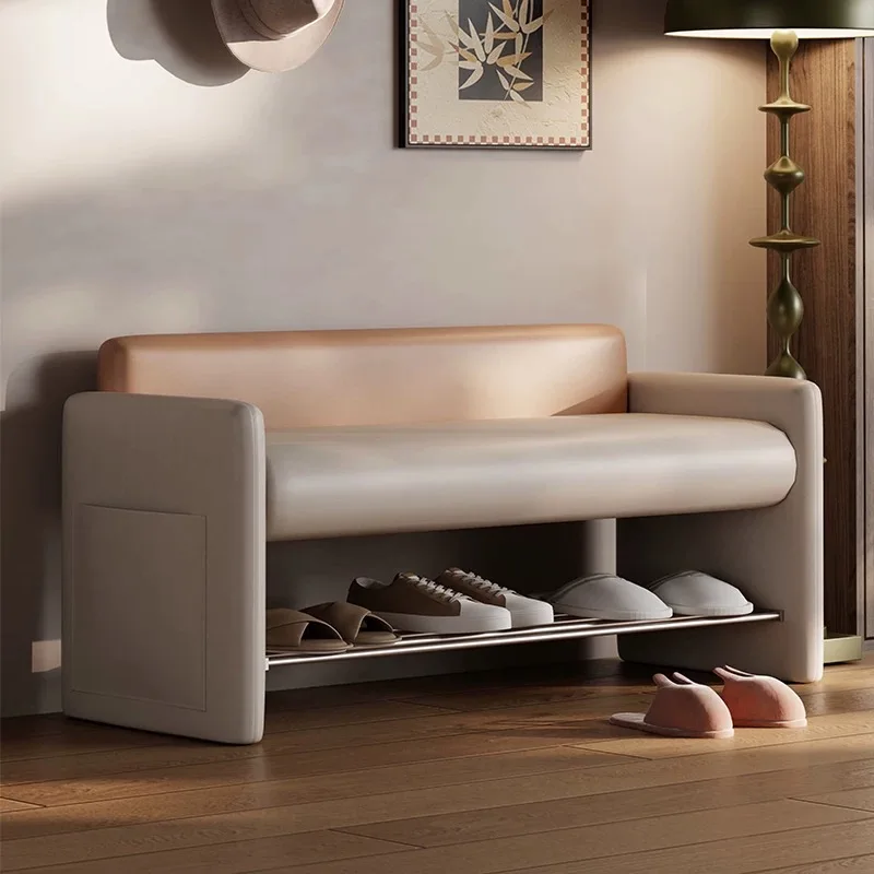 

Modern porch shoe stools and footstools for family use, wall-mounted benches, bedside shoe cabinets