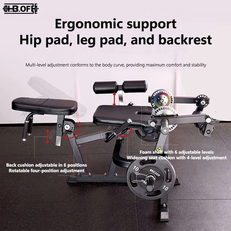 

Тренажер для сгибания и разгибания ног в положении сидя, оборудование для силовых тренировок лежа, реабилитационный тренажер для мышц, фитнес-тренажер