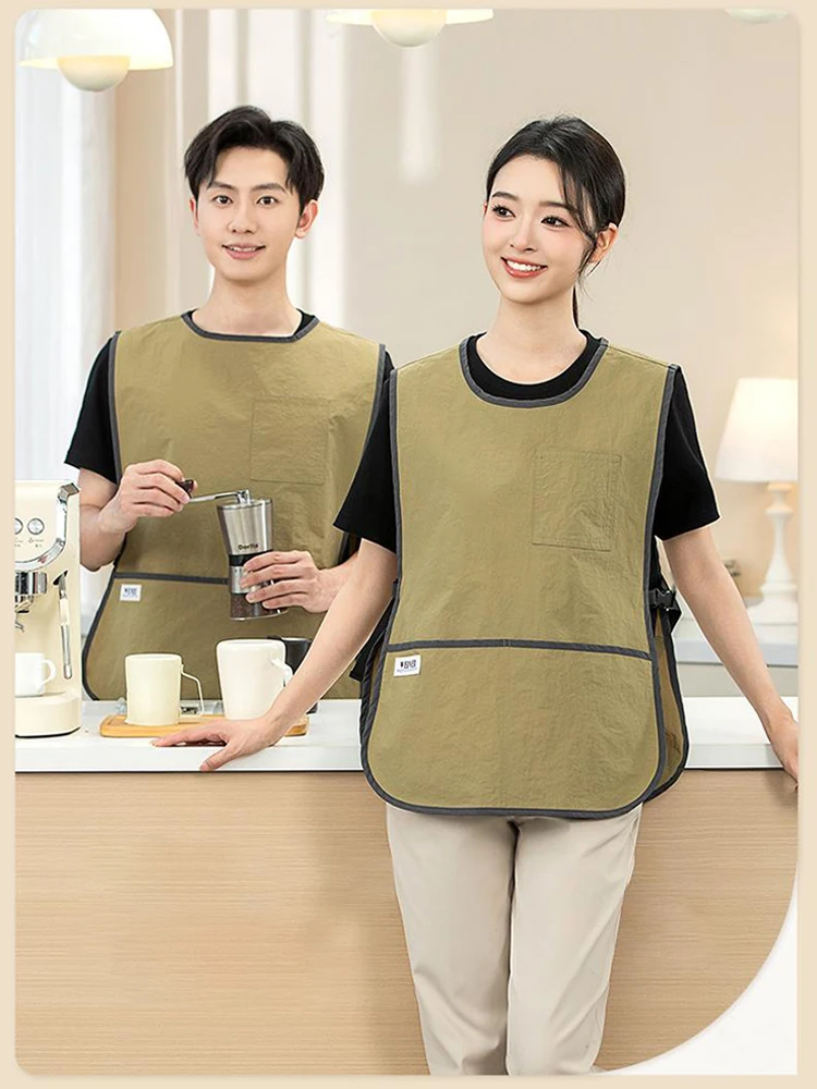 

Professional Waterproof Work Vest - Full Coverage Apron Design with Stain Proof Coating for Hot Pot Dining & Restaurant Use
