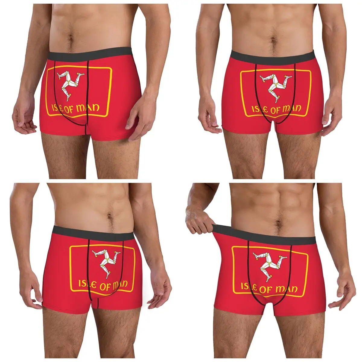 ボクサーパンツ ショーツ アイル・オブ・マン オートバイレーシング パンティー メンズ ソフト下着 オム 男性 彼氏へのギフト