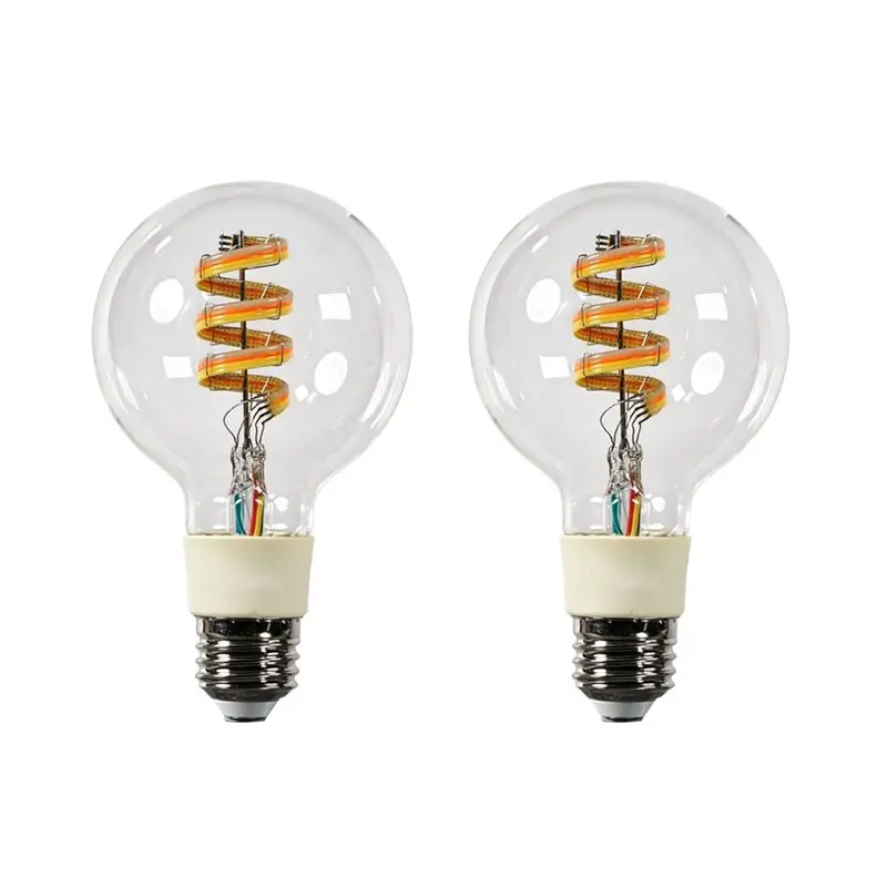 Smart Light Bulb Wifi Tuya E26 Dimmable RGBCW LED Lamp Color Changing Smart Light Works With App Control 110V