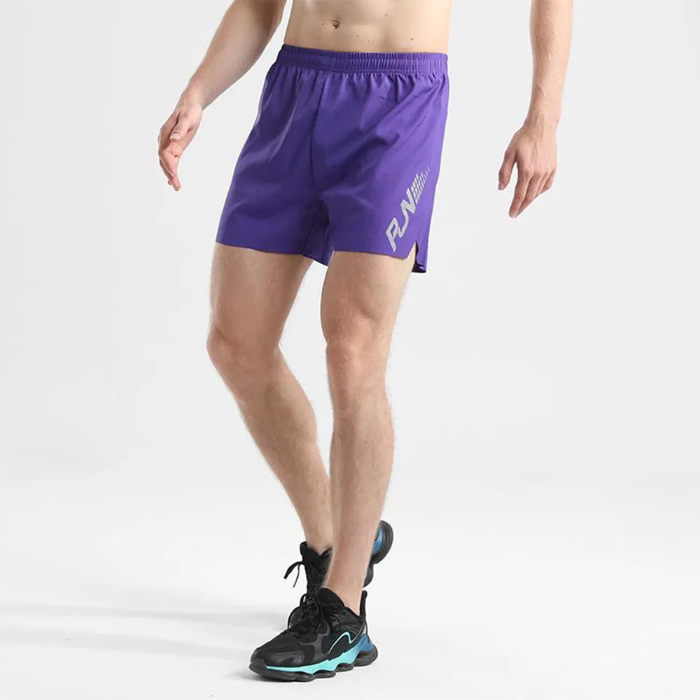 Men's running shorts 100D four sided stretch fabric summer trendy neutral style outdoor sports shorts men's loose fitness shorts