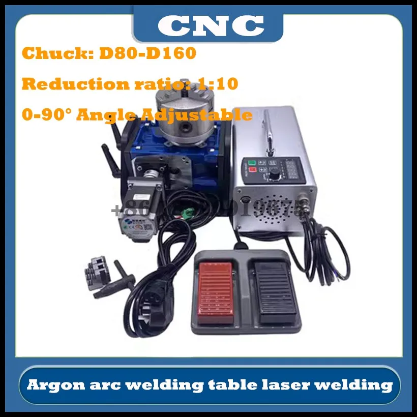 

CNC automatic rotary table, handheld argon arc welding laser marking circular seam welding table