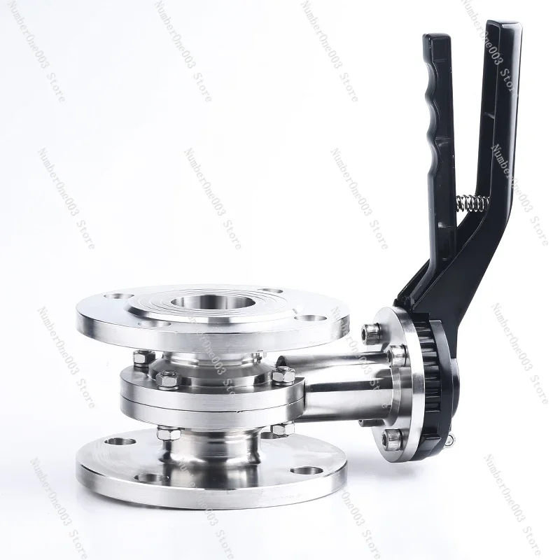 Steel Duckbill Flanged Butterfly Valve Sanitary Manual Flange Wafer Butterfly Valve Non-Negative Pressure Water