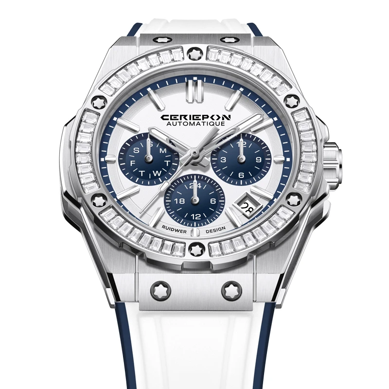 2025 Orologio con movimento automatico di lusso per donna Impermeabile Lady Pagani Design Moda Donna Orologi da polso meccanici Reloj Hombre