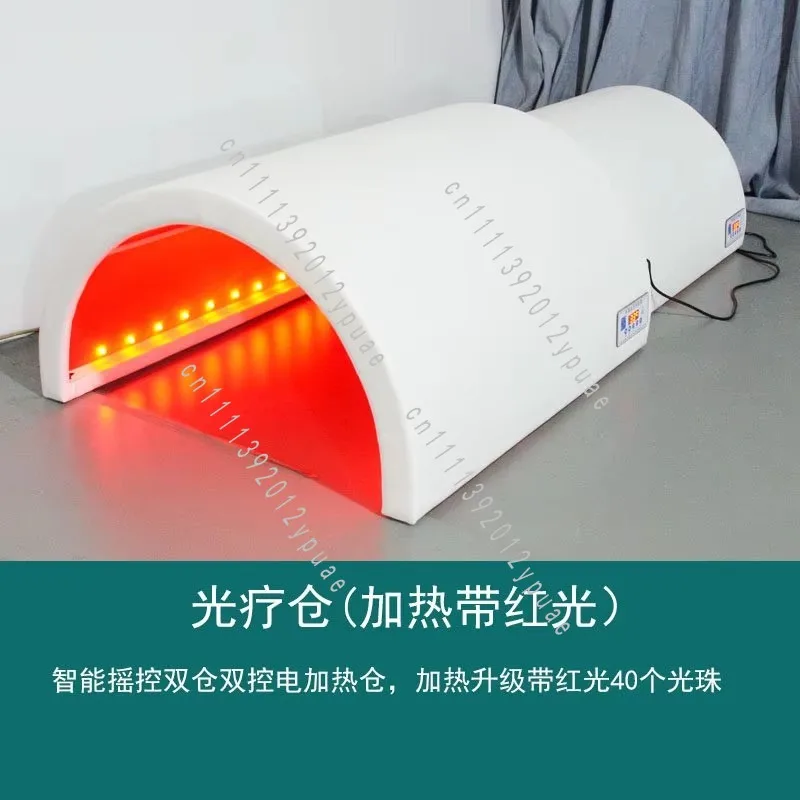Far Infrared Spa Capsule, Household Sweat Steaming Box with Bed Cover, Moxibustion Fumigation Heating Chamber