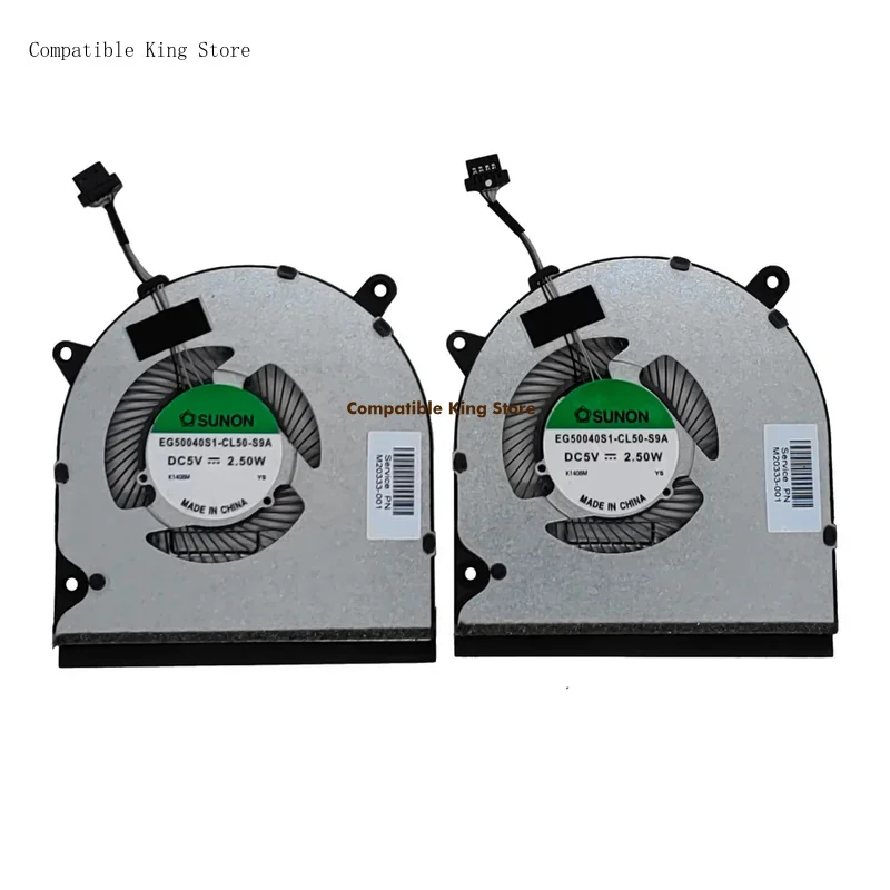 d+New laptop Discrete Graphics Card CPU+GPU Cooling Fan for HP Pavilion 15-EG 15-eg0021nr 0053CL TPN-Q245 TPN-Q246 M20333-001