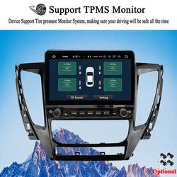 CarPlay Android 14 8G Ram Auto Car Radio Stereo Multimedia Video DVD Player For Mitsubishi Pajero Sport 2016 - 2019 Head Unit BT