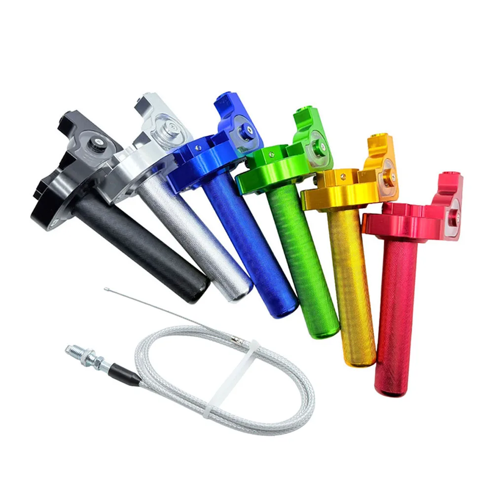 

CNC Aluminum Throttle Grip Twist Quick Action Gas Throttle For CRF50 70 110 IRBIS 125 250 KAYO Apollo Bosuer Xmotos Dirt Pit Bik