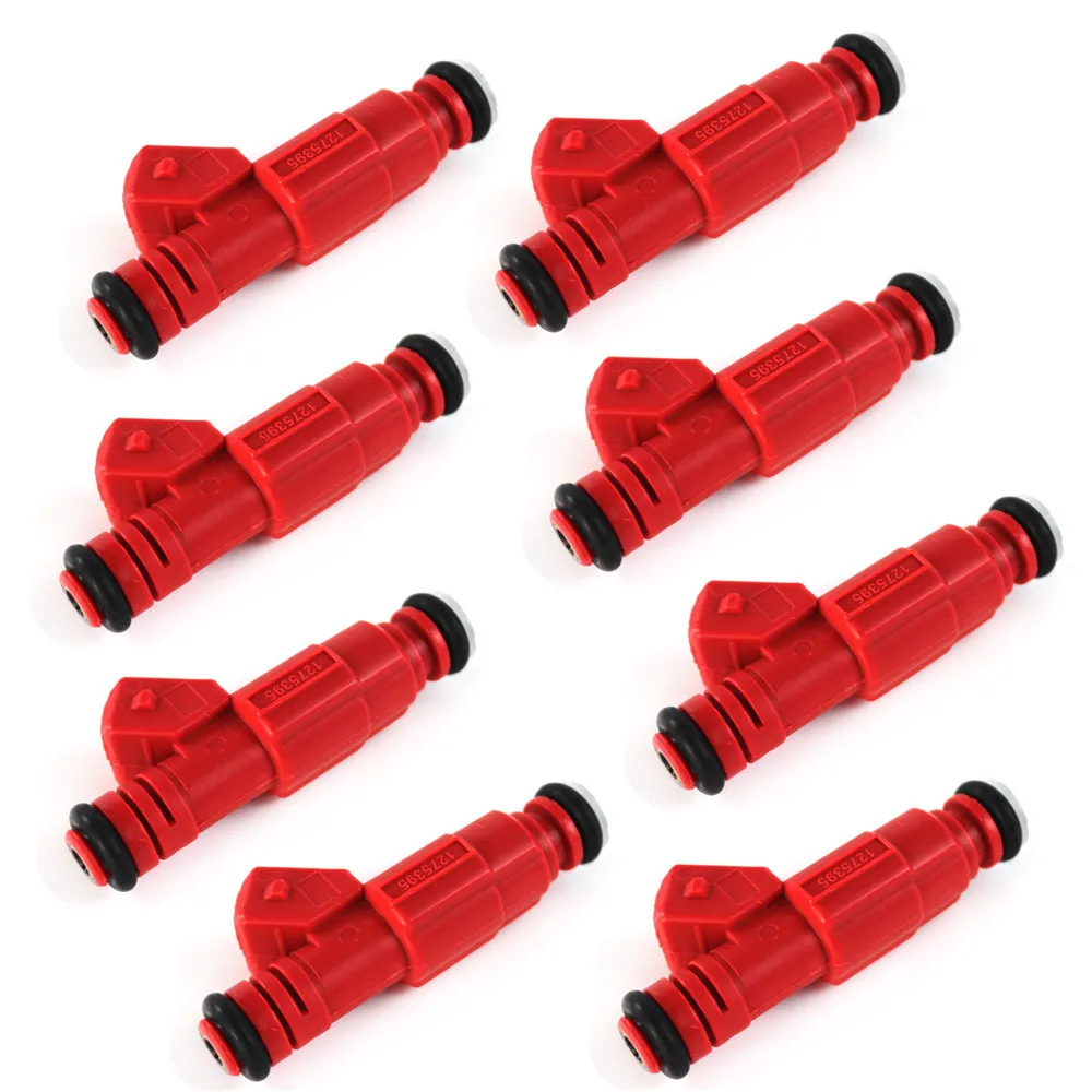 8pcs 30lb 4 Hole Car Fuel Injectors & O-Rings 0280150945 for Ford For Chevrolet GEN III EV1 Style Fuel Injector