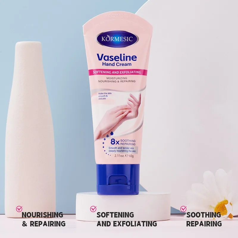 Crema de manos intensiva de vaselina, loción hidratante nutritiva, reparación de manos, belleza, crema de manos para el cuidado de la piel