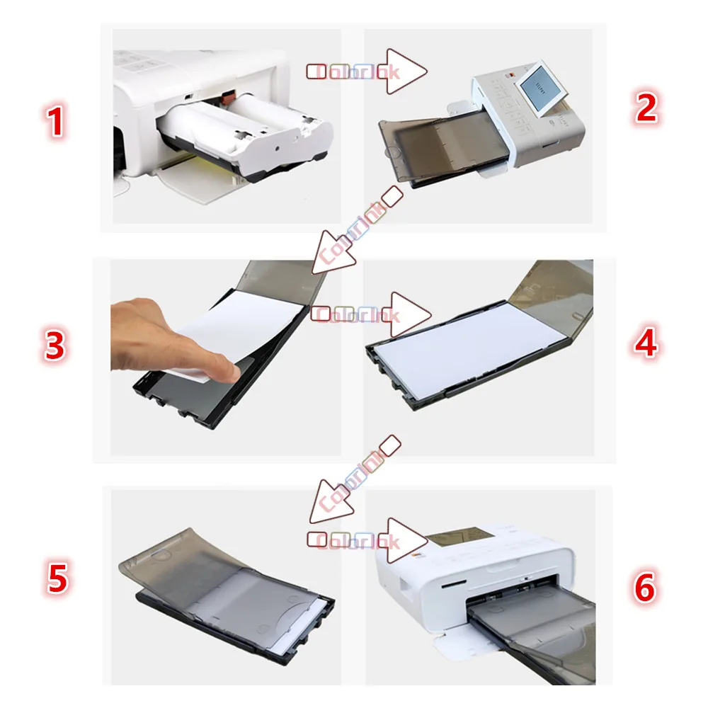 Imagem -03 - Impressora de Papel Fotográfico Compatível para Canon Selphy Tinta Colorida e Papel Grupo Cp1500 Cp1300 Cp1200 Cp910 Cp900 kp 108in Kp36in Polegada