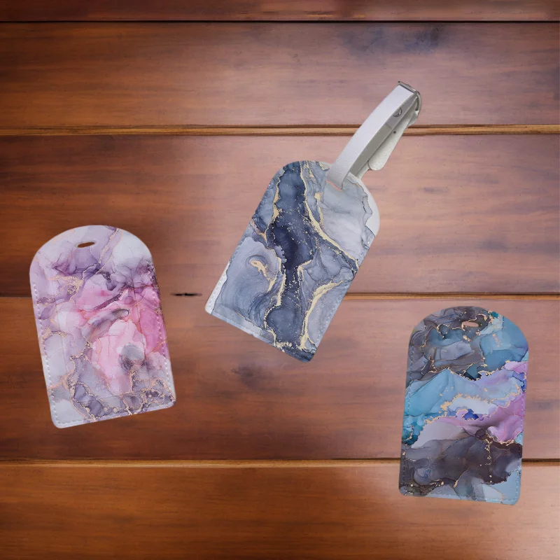 Рисунок 4 - Красочные мраморные багажные бирки