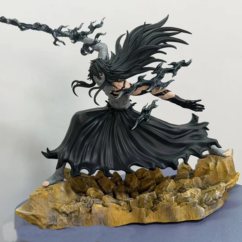 

24cm Bleach Gk Kurosaki Ichigo Moonless Draw A Knife Blade Form 2.0 Desktop Ornament Statue Model Anime Figures Toys Kids Gifts