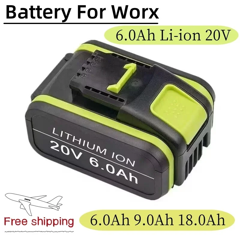 

Worx electric tool WA3551 WA3553 WX390 WX176 WX178 WX386 WX678's new 20V6000mAh lithium-ion rechargeable replacement battery