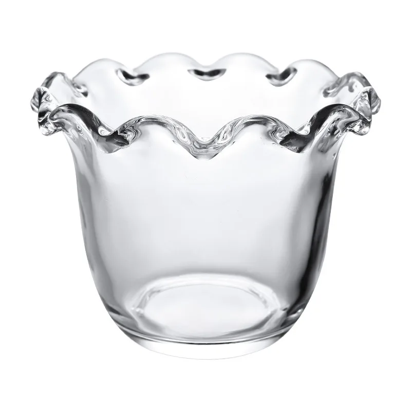 

LMM glass bowl, bird's nest bowl, fruit salad, oat yogurt bowl, high-value tableware
