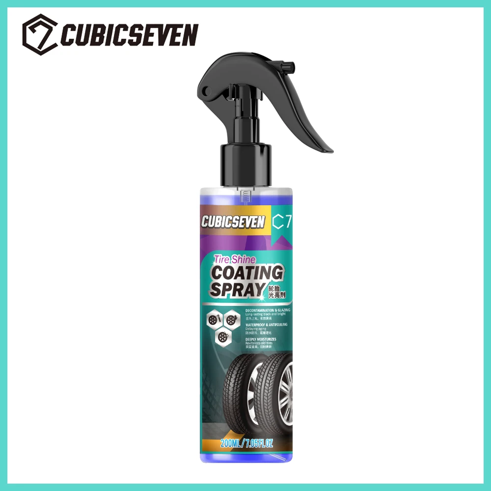 Car Tire Shine Brightener Auto Tire Polish Wheel Type Gloss Spray Tire Polish Sealing Wax Hydrophobic Coating Cleaner Car Wash